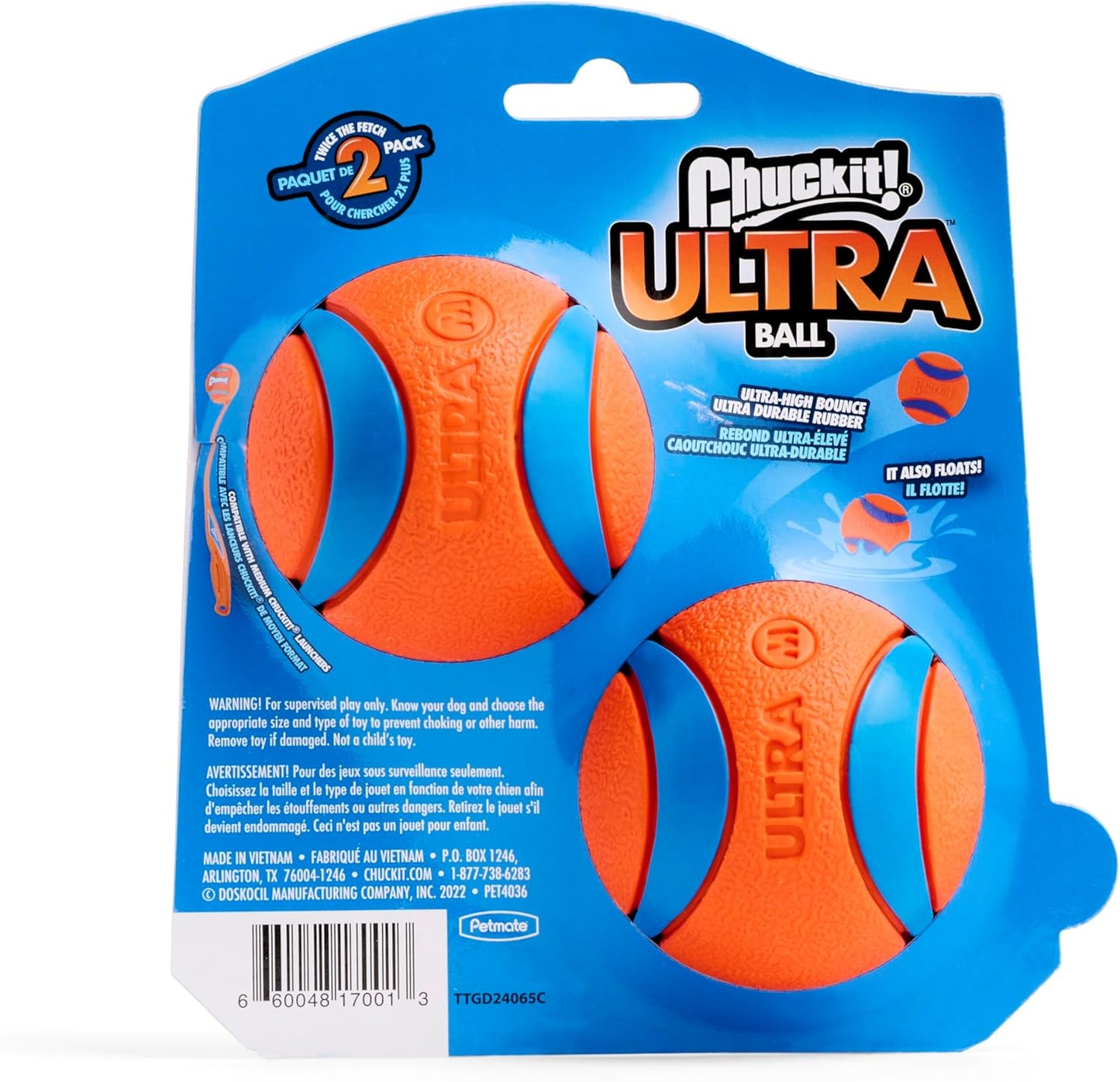 Chuckit! Ultra Ball – Medium (2 Pack)